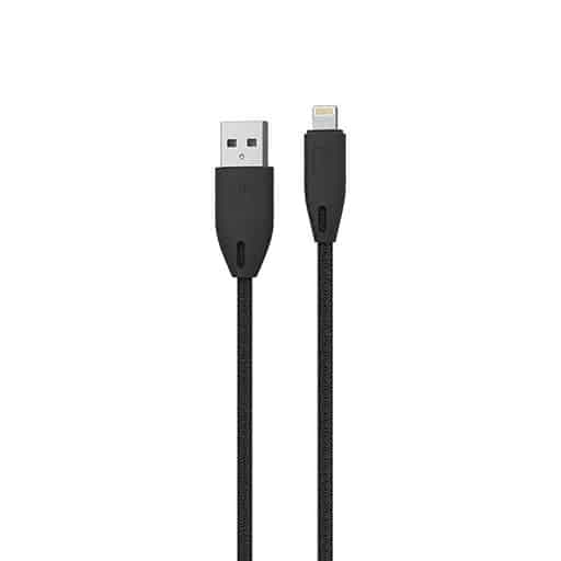 کابل تبدیل تایپ سی به لایتنینگ پاورولوژی Powerology Braided USB-A to Lightning Cable