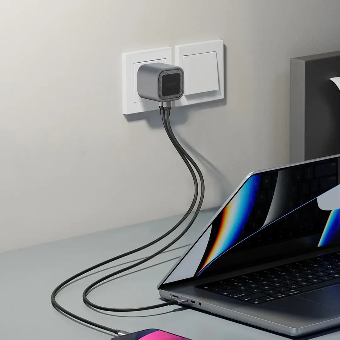 آداپتور شارژ GaN گرین لاین Green Lion Premium Series GaN Charger UK Plug PD 45W — تصویر ۷