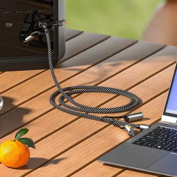 کابل شارژ 6 کاره گرین لاین Green Lion 6 in 1 Cable Charging, Led Light, Ignition — تصویر ۵
