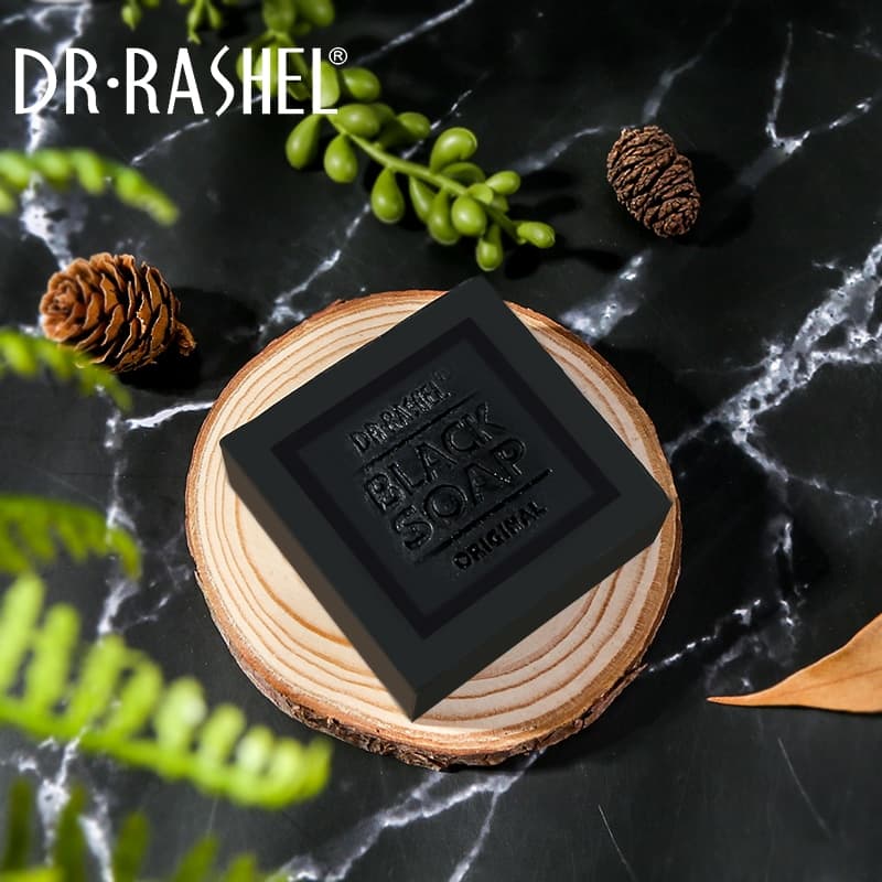 صابون ضدجوش زغال و کلاژن دکتر راشل اورجینال 100گرم DR RASHEL Collagen / Charcoals Black Soap — تصویر ۷