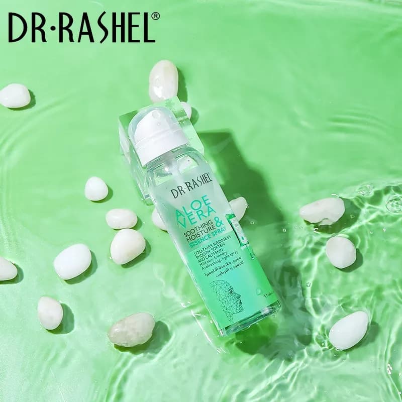 اسپری آبرسان آلوورا دکتر راشل اورجینال 160میل DR.RASHEL AloeVera soothing – moisture Spray