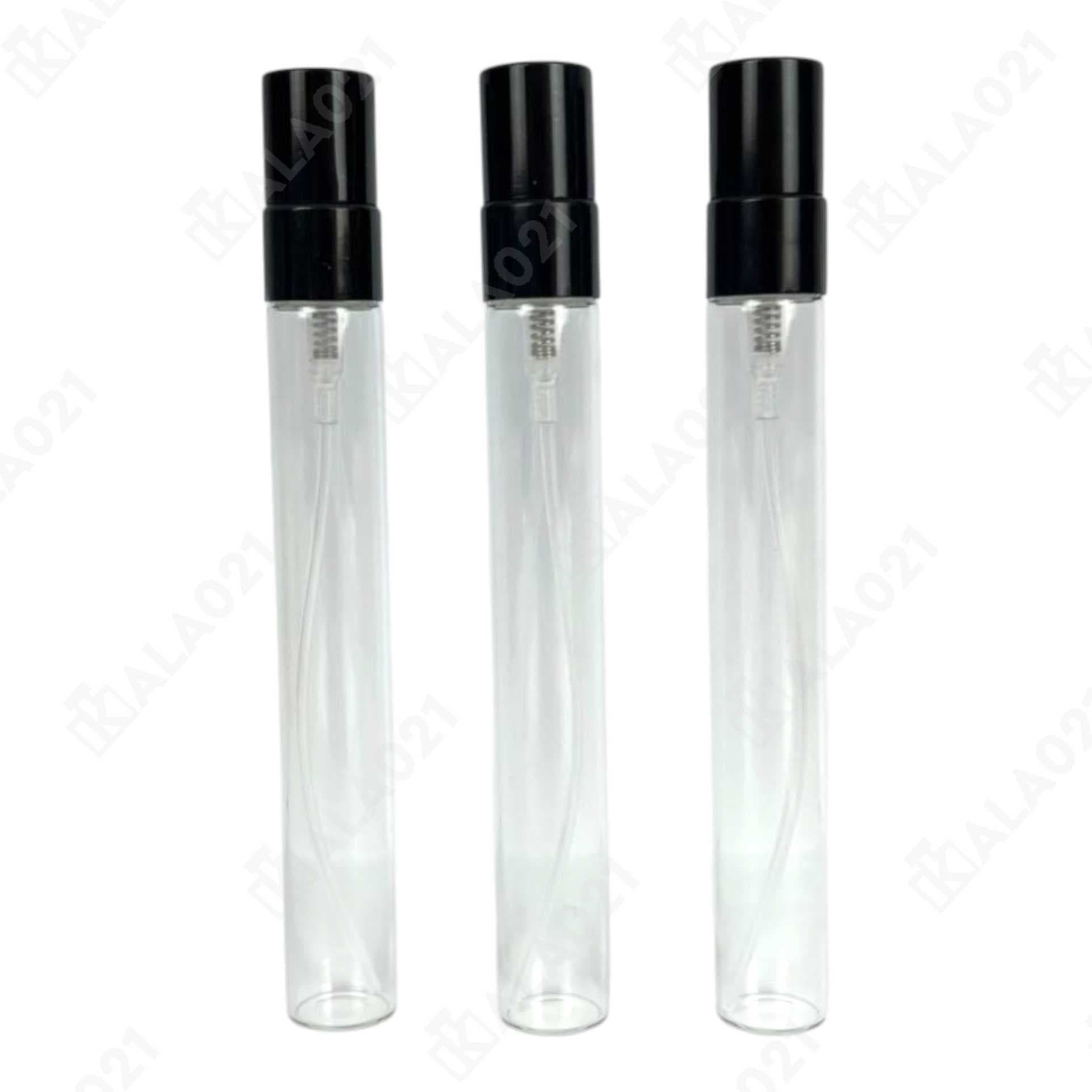 شیشه عطر 10 میل درب فلزی مشکی – بسته 50 عددی — تصویر ۳