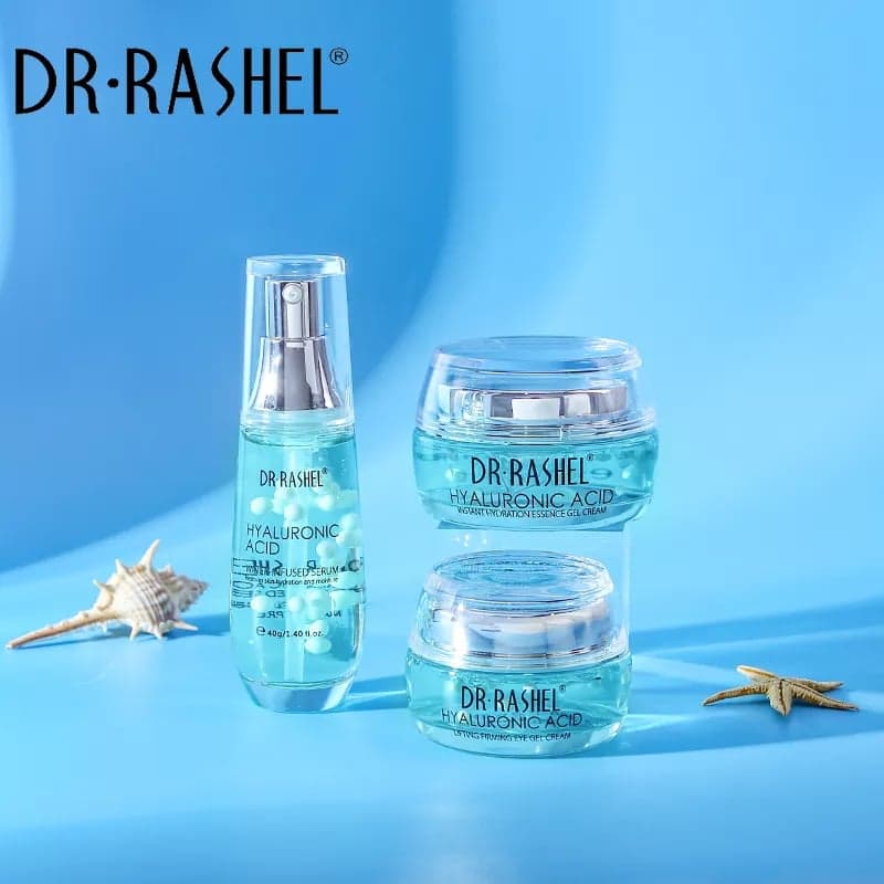 ژل کرم هیالورونیک اسید دکترراشل اورجینال آبرسان و جوانساز 50گرم DR.RASHEL YOUTH REVITALIZING HYALURONIC ACID INSTANT HYDRATION ESSENCE GEL CREAM — تصویر ۵