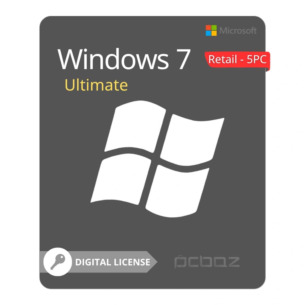 لایسنس ویندوز 7 آلتیمیت (Retail-5PC) — تصویر ۳