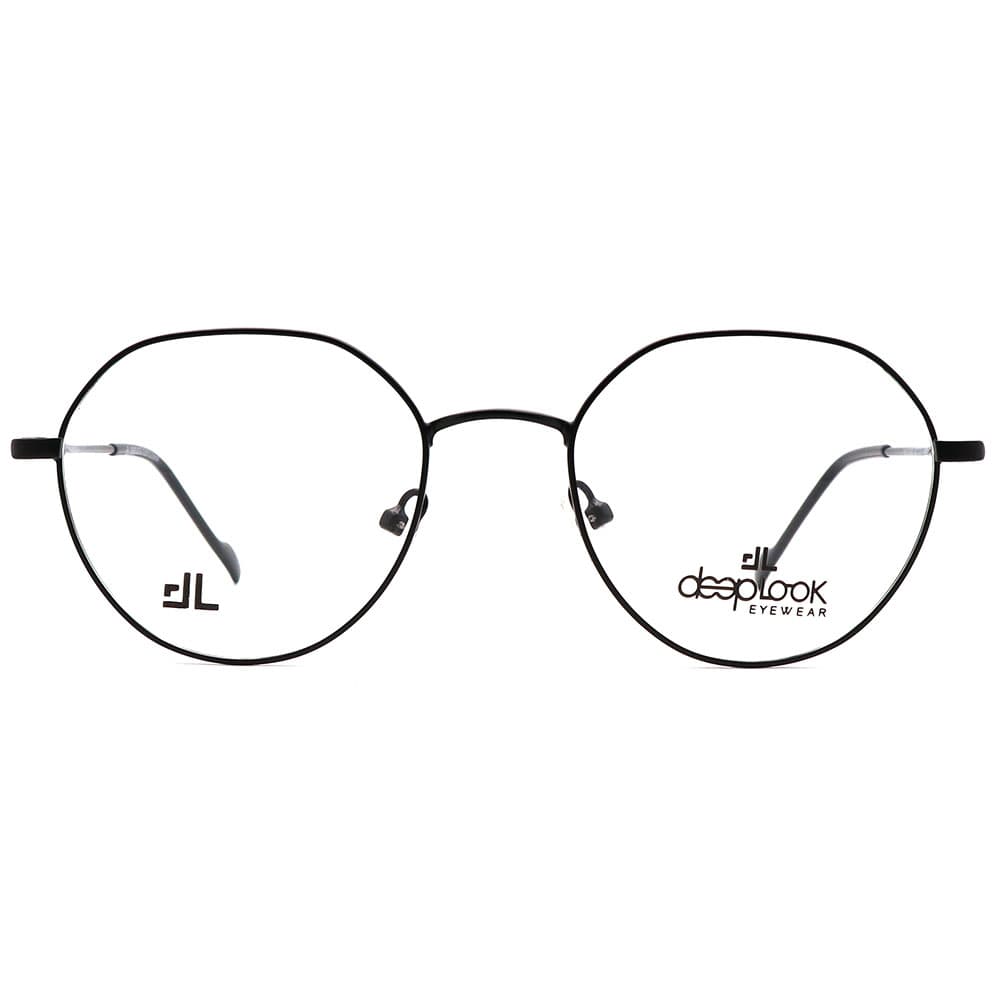 عینک طبی کاوردار گرد فلزی Deeplook H.H31026 — تصویر ۳