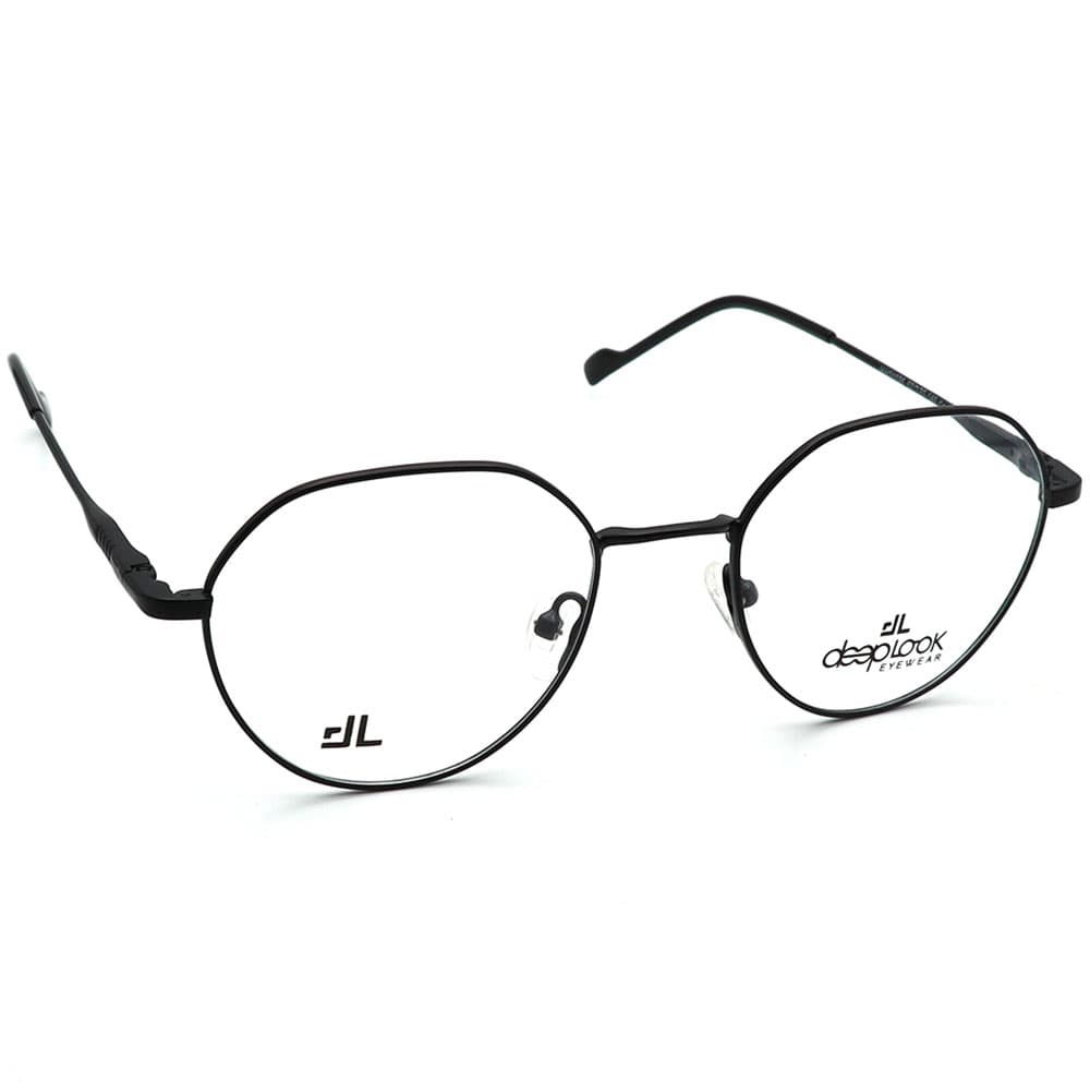 عینک طبی کاوردار گرد فلزی Deeplook H.H31026 — تصویر ۵