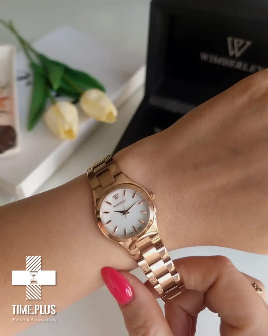 ساعت مچی ویمبرلی زنانه فلزی رزگلد WB-CS437L-A3 — تصویر ۹