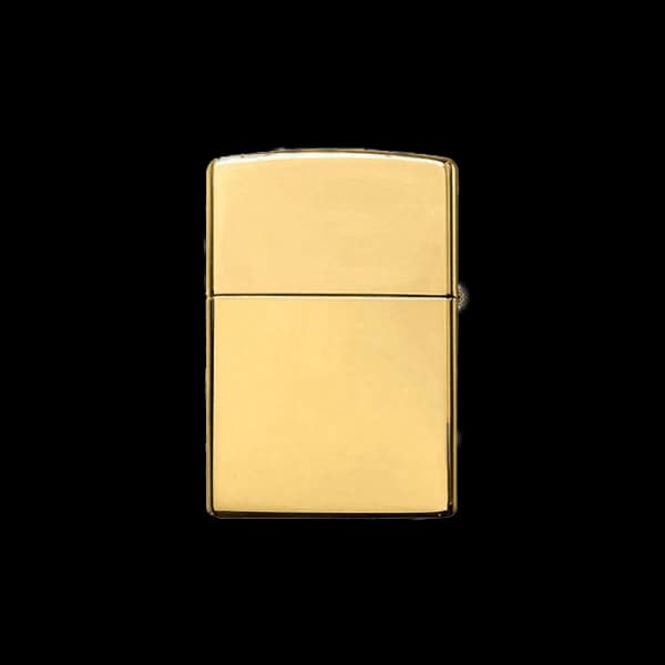 فندک اورجینال زیپو طلایی Zippo lighter hp brass — تصویر ۲