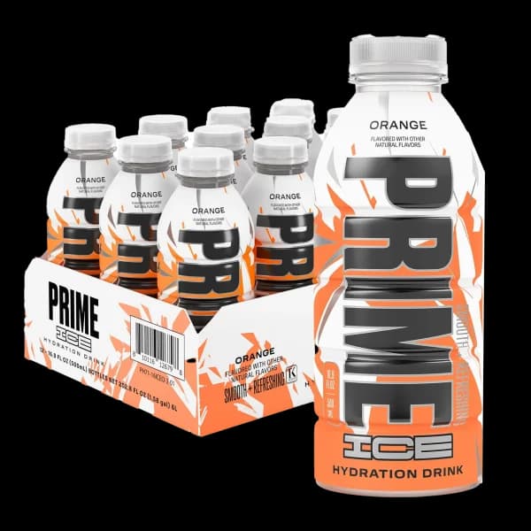 باکس نوشیدنی انرژی زا پرایم نارنجی چیل Prime energy drink orange chill box