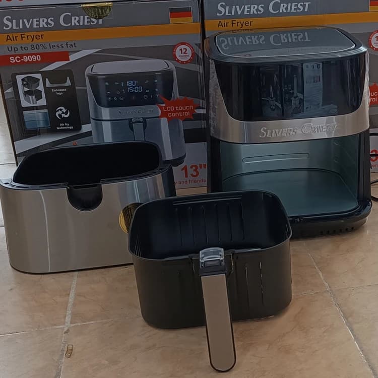 سرخ کن بدون روغن سیلور کرست 13 لیتری مدل SC-9090 اصلی حک شده | سرخکن 2200 وات — تصویر ۱۰