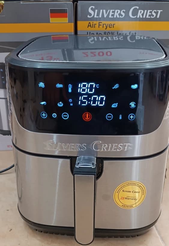 سرخ کن بدون روغن سیلور کرست 13 لیتری مدل SC-9090 اصلی حک شده | سرخکن 2200 وات — تصویر ۷