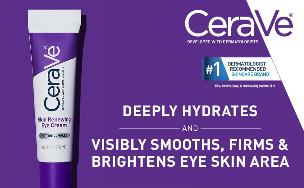 کرم دور چشم بازسازی چین و چروک سراوی Cerave Skin Renewing — تصویر ۴