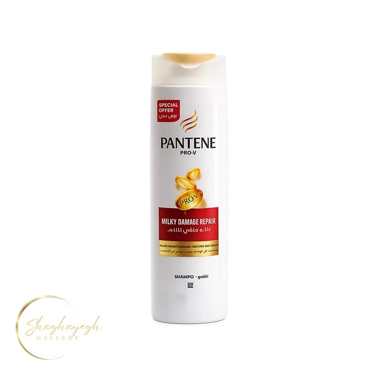 شامپو ترمیم کننده موهای اسیب دیده پنتن Milky Damage Repair 390 میل Pantene Pro-V Milky Damage Repair Shampoo 390ml — تصویر ۳