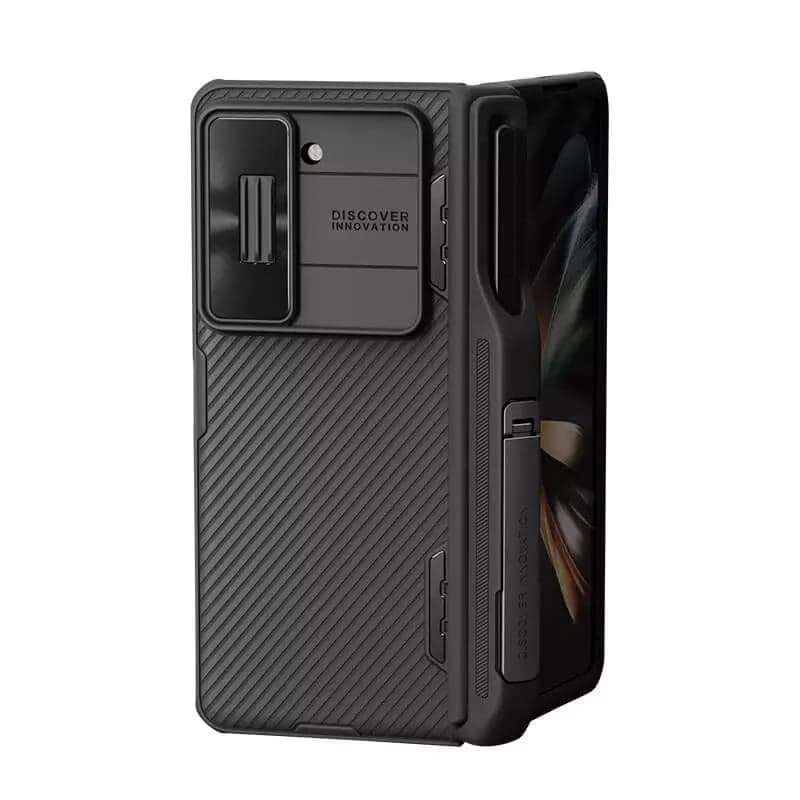 کاور نیلکین مدل CamShield مناسب برای گوشی موبایل سامسونگ Galaxy Z Fold 5 / W24 به همراه نگهدارنده قلم — تصویر ۱۱