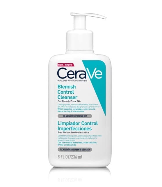 ژل شستشو ضد لک سراوی CeraVe مدل Blemish Control حجم 236 میلی لیتر — تصویر ۲