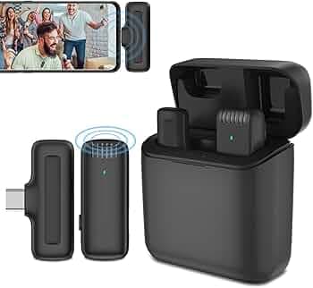 میکروفن یقه ای گرین لاین مدل 2IN1 WIRELESS MICROPHONE TYPE-C — تصویر ۱۲