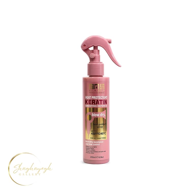 اسپری محافظ حرارت و ضد وز مو کراتین بای مس ۲۰۰ میل Bymace Keratin Heat Protect Spray 200ml — تصویر ۲