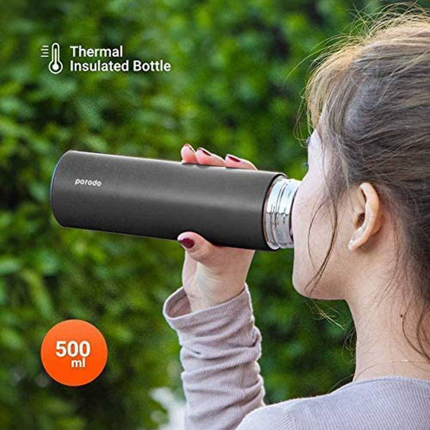 بطری آب هوشمند پرودو مدل Porodo Smart Water Bottle Cup PD-TMPBOT-BK ظرفیت 500ML — تصویر ۱۲