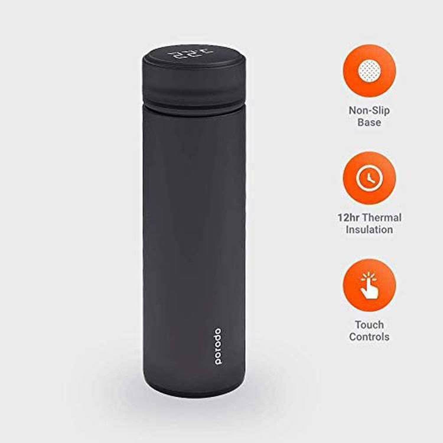 بطری آب هوشمند پرودو مدل Porodo Smart Water Bottle Cup PD-TMPBOT-BK ظرفیت 500ML — تصویر ۶