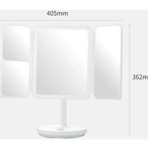آینه آرایشی شیائومی Xiaomi Jordan And Judy NV536 LED Counter Vanity Mirror-Foldable دارای LED — تصویر ۳