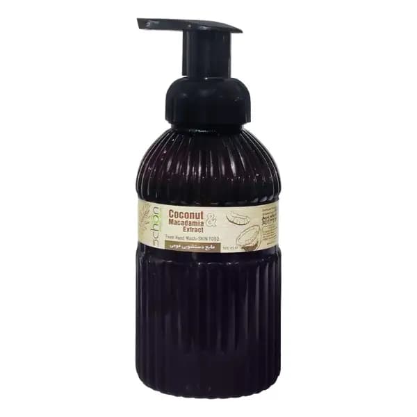 مایع دستشویی فومی نارگیل و ماکادمیا شون 500 میل Schon hand wash Foaming Coconut and Macadamia 500 ml — تصویر ۴