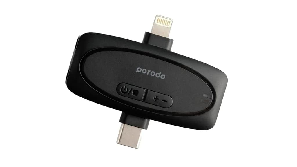 میکروفون یقهای پرودو مدل Dual Connector Lavalier (2MLAV-BK) — تصویر ۸
