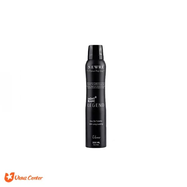 اسپری خوشبو کننده بدن مردانه NEWRE مدل Mont Blanc Legend حجم 200 میل — تصویر ۲