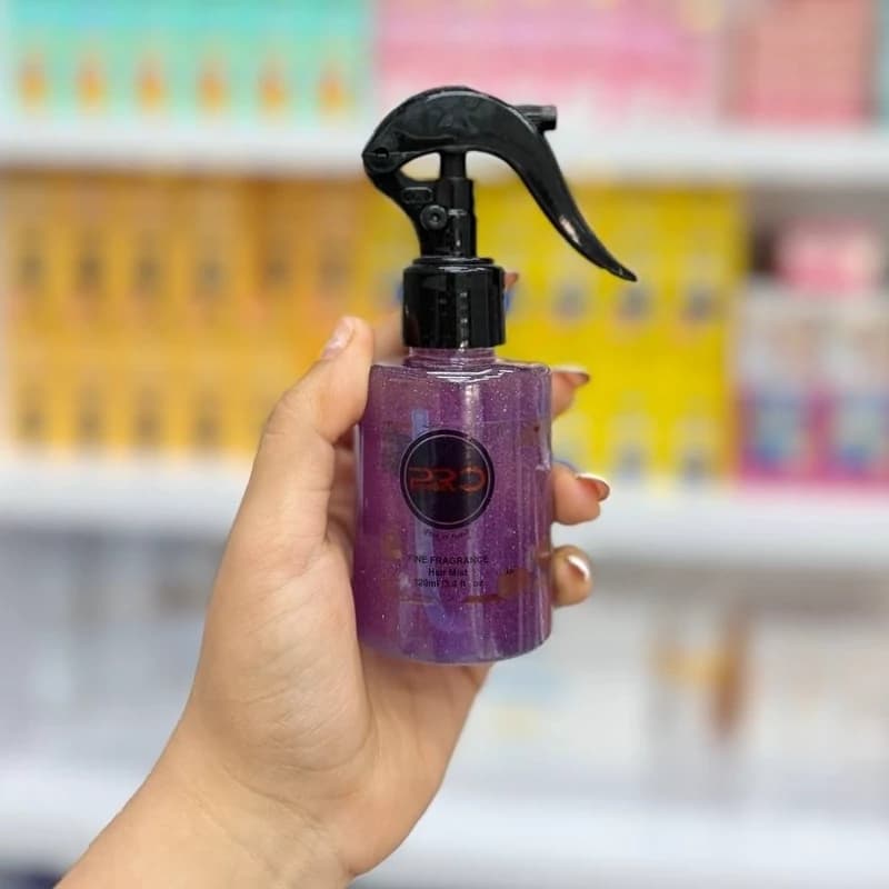عطر مو شاین دار PRO ۱۲۰ میل، 6 رایحه گرم و رویایی کد 605 — تصویر ۱۰