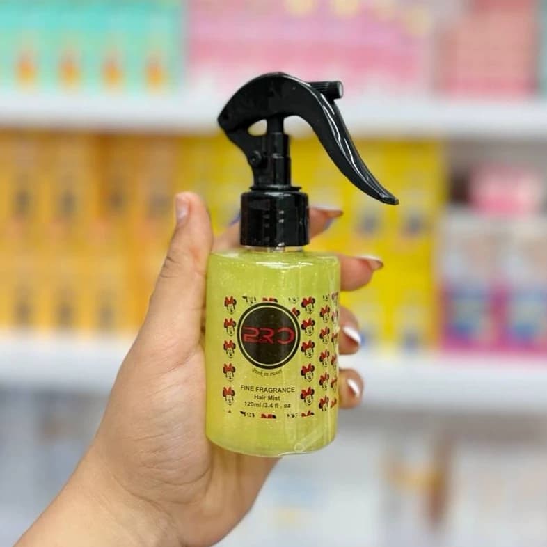 عطر مو شاین دار PRO ۱۲۰ میل، 6 رایحه گرم و رویایی کد 605 — تصویر ۴