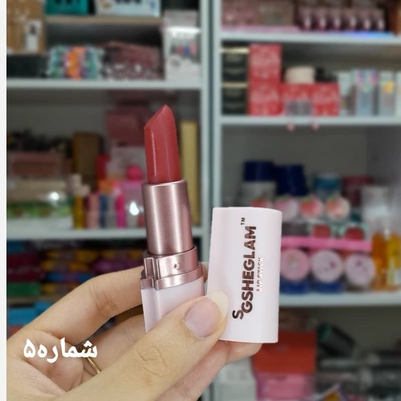 رژ لب برند Mirror Kiss در ۶ رنگ براق و هیدراته کد 5271 — تصویر ۹