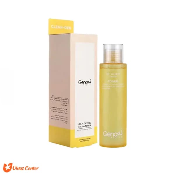 تونر تنظیم کننده چربی و براقیت صورت ژنوبایوتیک حاوی عصاره گریپ فوروت 150 میل
