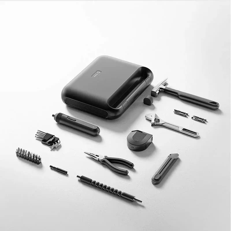 بررسی و خرید جعبه ابزار ۶+۱ پارچه شیائومی مدل Mijia Home Toolbox MJGJX001QW — تصویر ۴