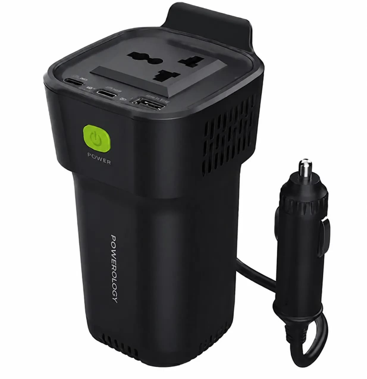 اینورتر خودرو 150 وات پاورولوژی Powerology 150W Inverter P150INVBK — تصویر ۲