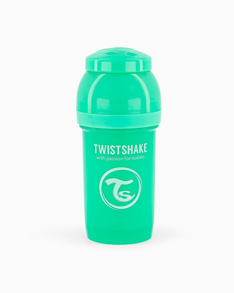 شیشه شیر 180 میل پاستل سبز تویست شیک Twistshake — تصویر ۵