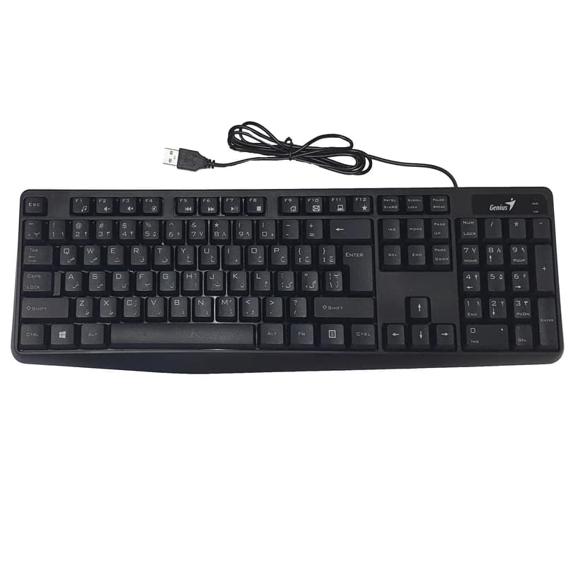 کیبورد باسیم جنیوس مدل Genius KB-117 — تصویر ۵