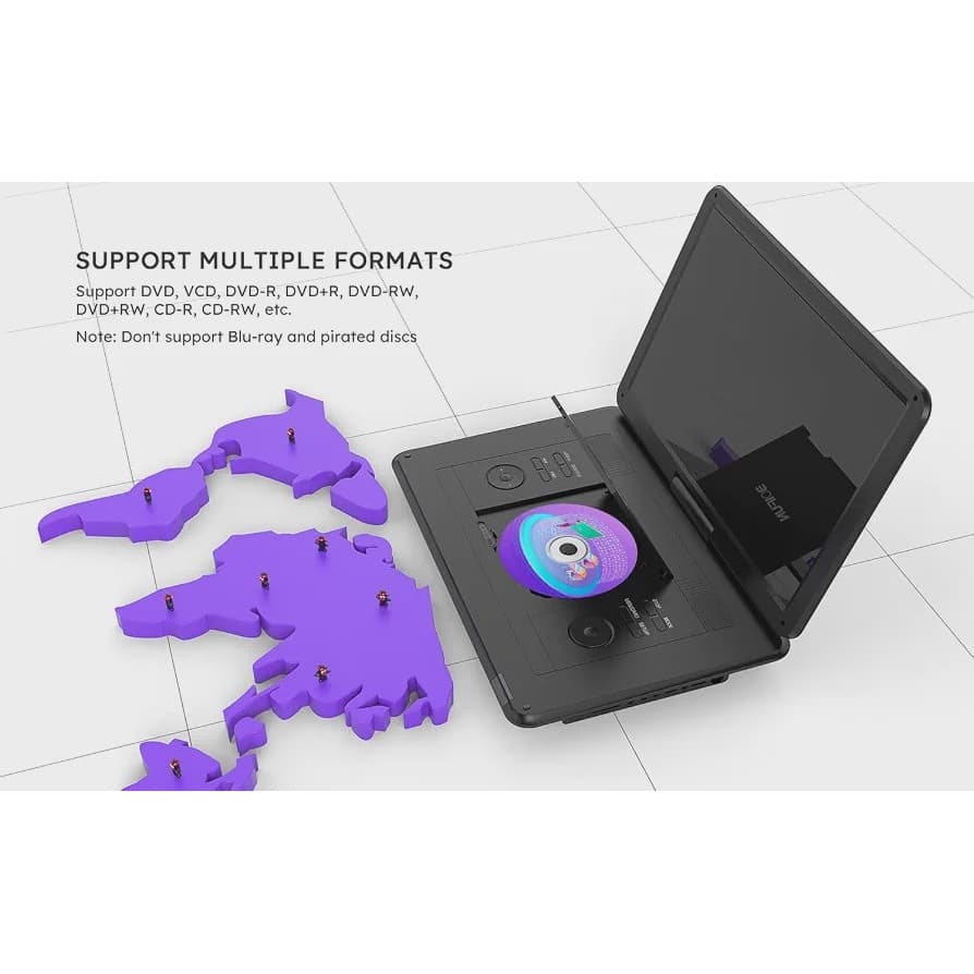پخش کننده DVD قابل حمل BOIFUN مدل BFN-161 — تصویر ۵