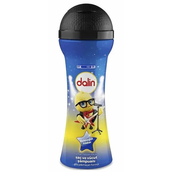 شامپو بچه پسرانه سر و بدن شب دالین حجم 300 میلی — تصویر ۲