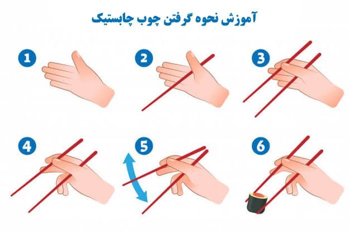 چاپستیک چوب غذاخوری کد 2112 — تصویر ۷