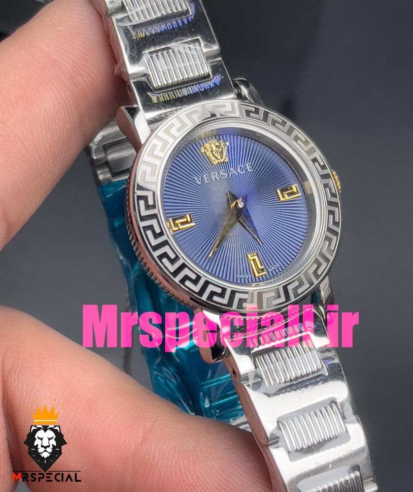 ساعت ورساچه زنانه کوارتز استیل صفحه ابی 020850 VERSACE — تصویر ۱۱