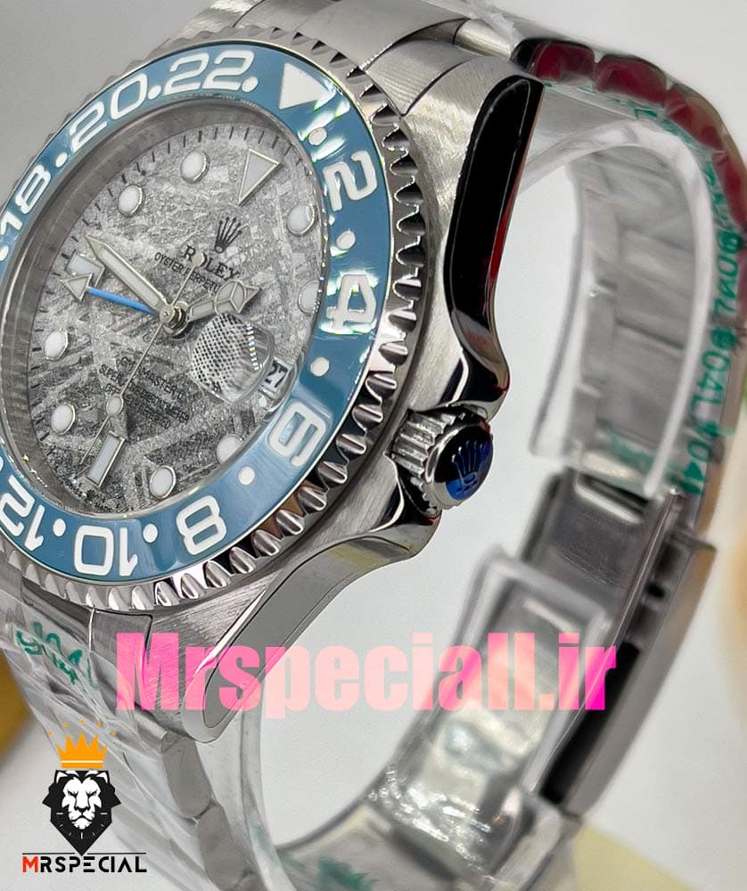 ساعت رولکس مردانه مدل جی ام تی مستر کوارتز استیل صفحه سرامیک 020837 ROLEX GMT MASTER — تصویر ۵