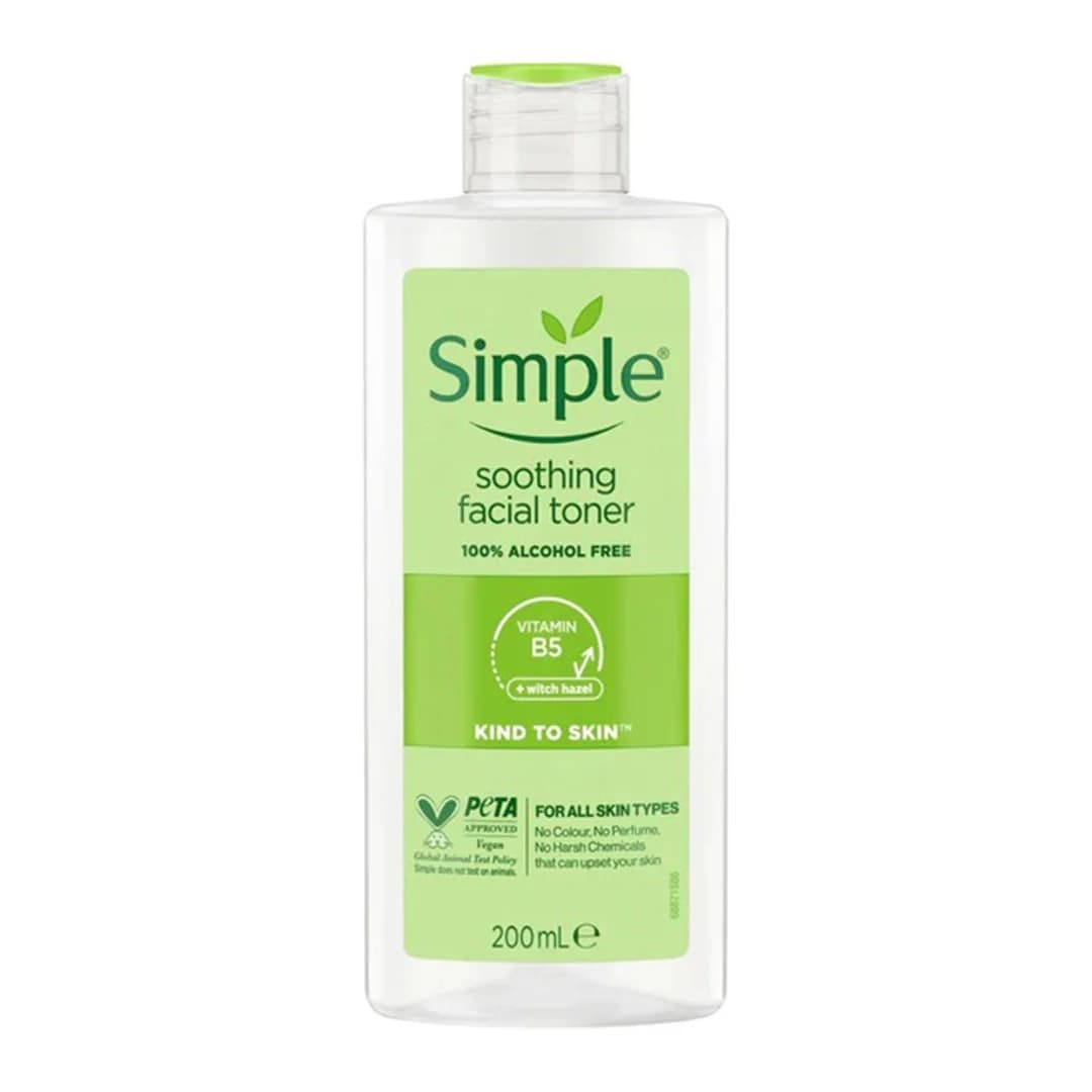تونر تسکین دهنده سیمپل Simple soothing facial toner — تصویر ۲