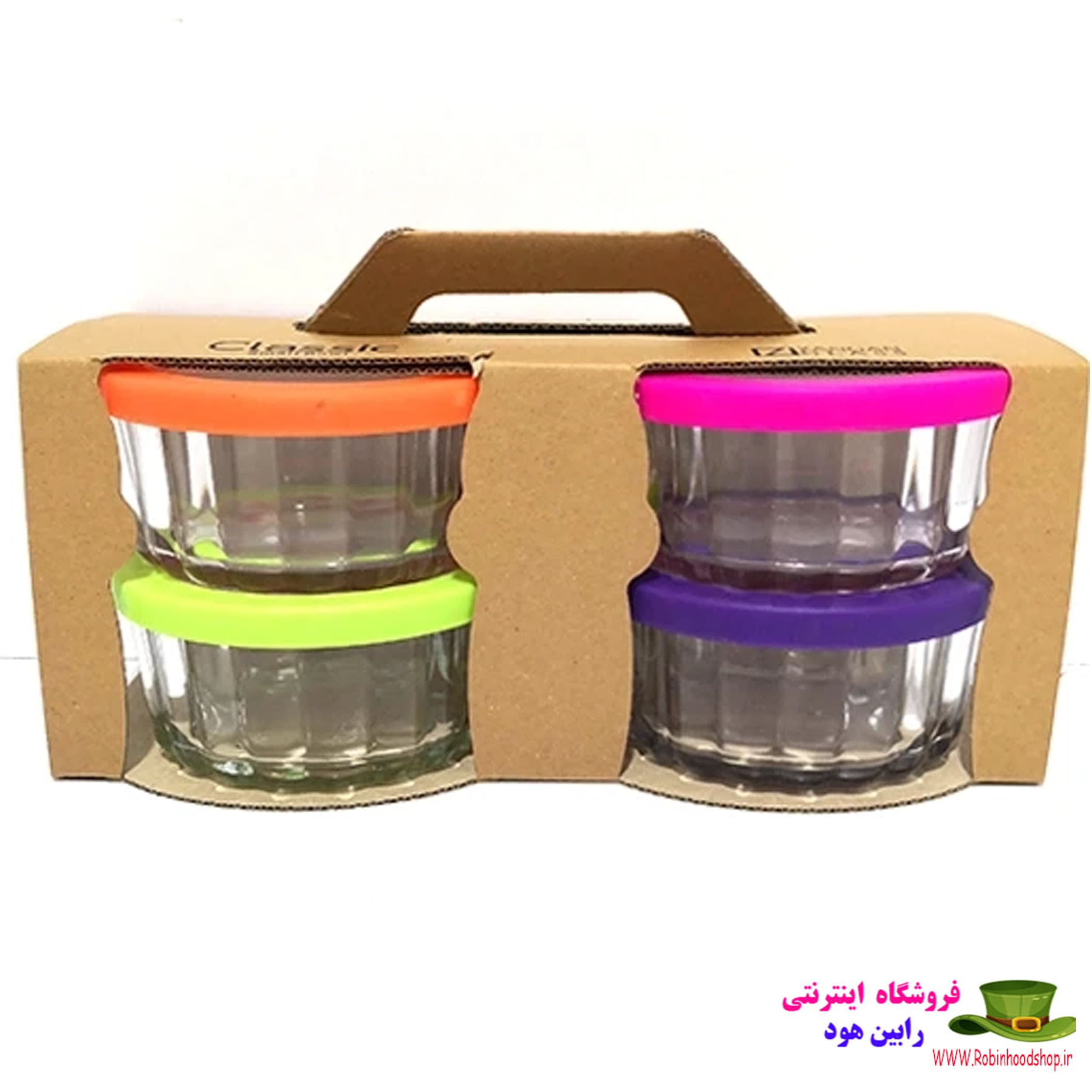 کاسه سایز 13 دربدار کلاسیک شرکت زنگان 4 عددی