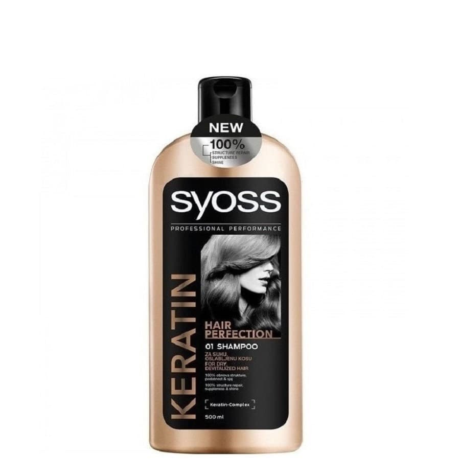 شامپو کراتین تقویت کننده مو سایوس SYOSS KERATIN — تصویر ۴