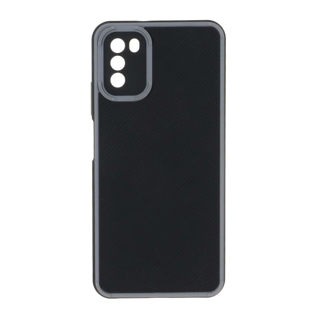 قاب کربنی محافظ لنزدار Xiaomi Poco M3 – طوسی – MPS — تصویر ۴