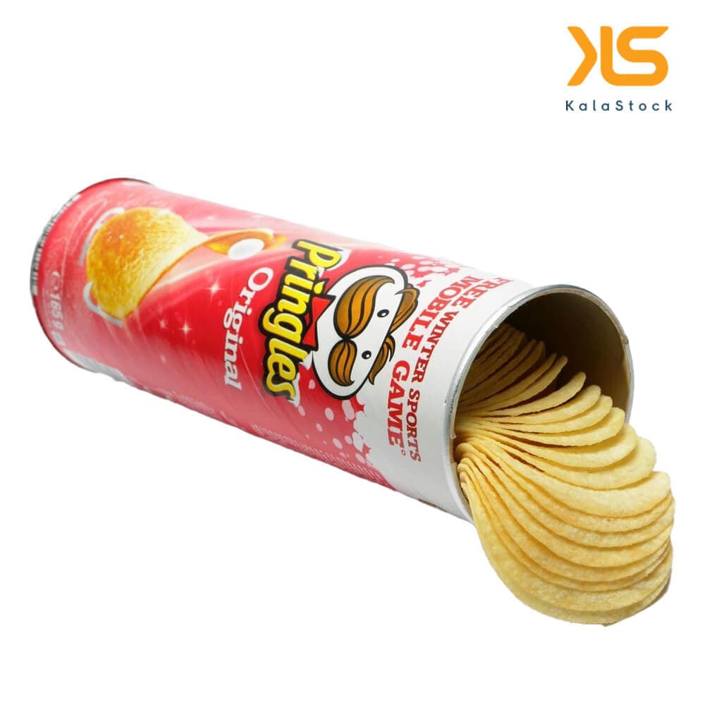 چیپس پرینگلز PRINGLES اصلی بلژیک با طعم پنیر 165 گرمی — تصویر ۳