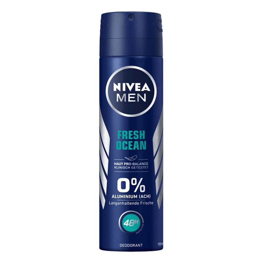 اسپری مردانه نیوآ NIVEA اصلی آلمانی مدل Fresh Ocean حجم 150 میلی لیتر — تصویر ۲