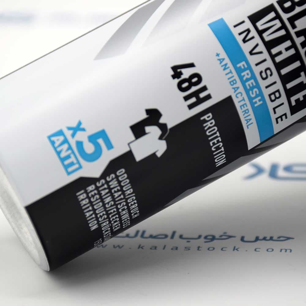 اسپری مردانه نیوآ NIVEA اصلی آلمانی مدل Black and White Invisible Fresh حجم 150 میلی لیتر — تصویر ۱۱