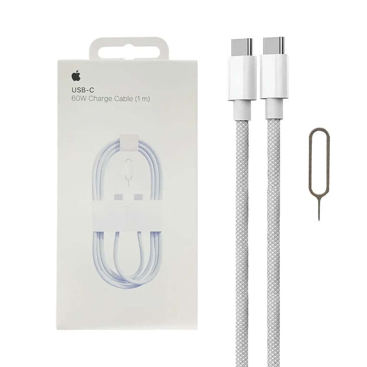کابل شارژ آیفون 16 مدل MQKJ3ZM/A 60W – سفید – kZN (گارانتی شش ماهه Kezen) — تصویر ۲