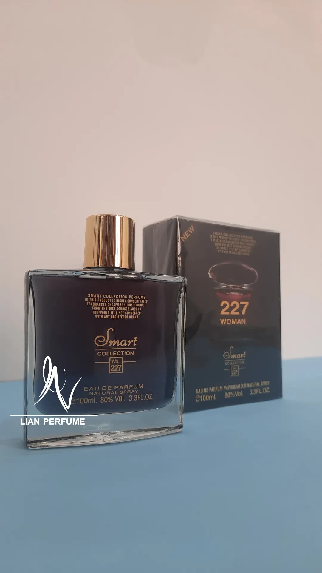 عطر ادکلن اسمارت کالکشن 227 ورساچه کریستال نویر 100 میل Smart Collection 227 Versace Crystal Noir — تصویر ۳