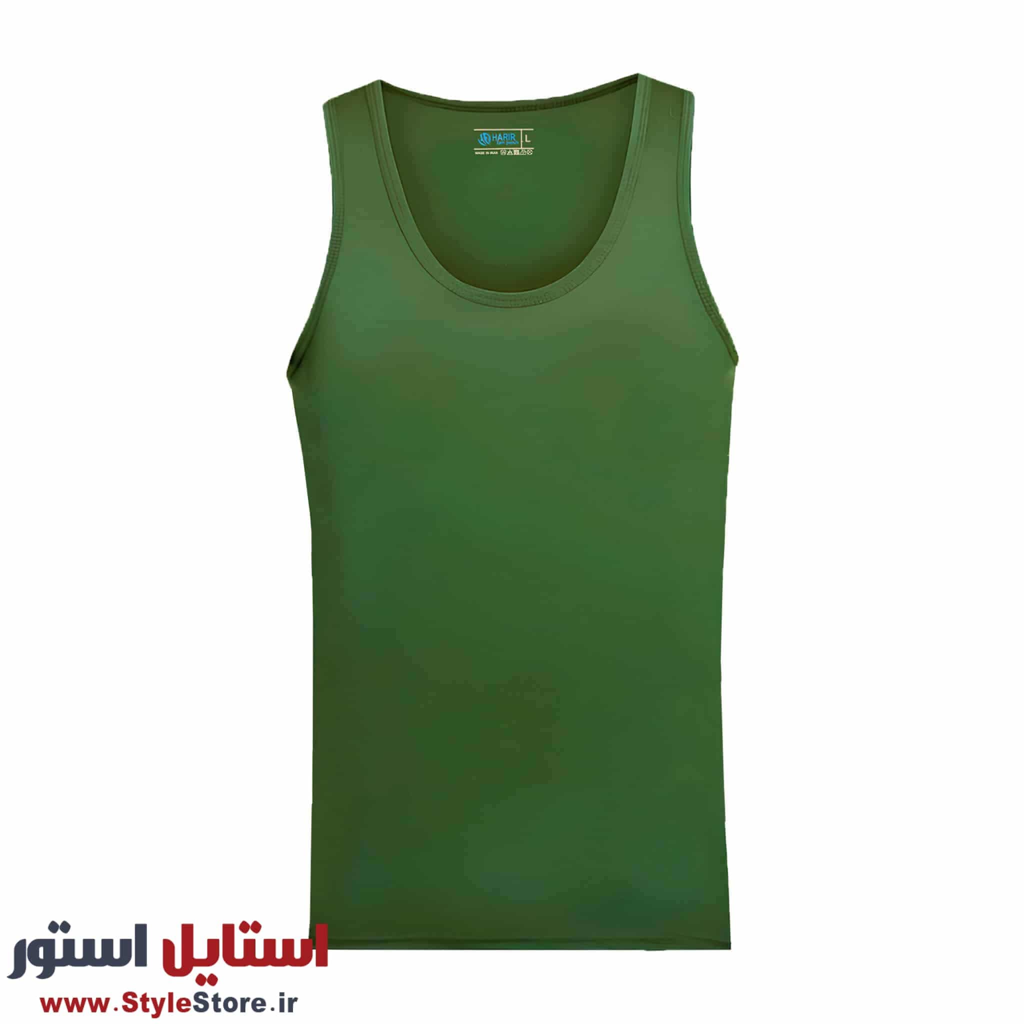 زیرپوش رکابی مردانه حریر تن پوش مدل سوپر پنبه رنگ سدری